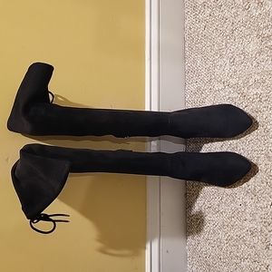 Sam Edelman Kristie Over the Knee Boot size 7.5 M Kitten Heel